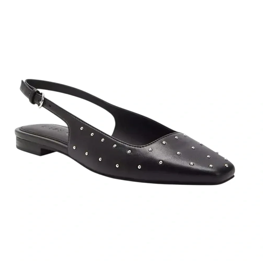 NWT Katy Perry‎ Black Studded Mules size 10M